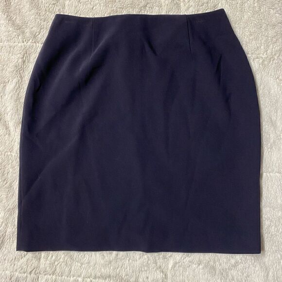 Ann Taylor Petites Navy Skirt - Picture 1 of 4